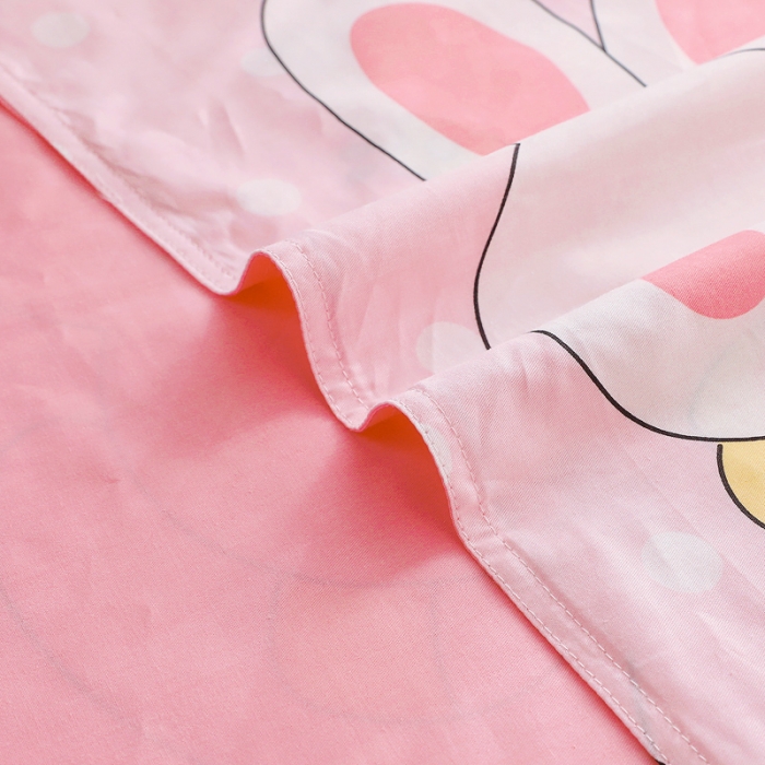 91家纺网 家纺一手货源 找家纺 乐秀 2023新款40S全棉13372幼儿园三件套六件套 快乐一家