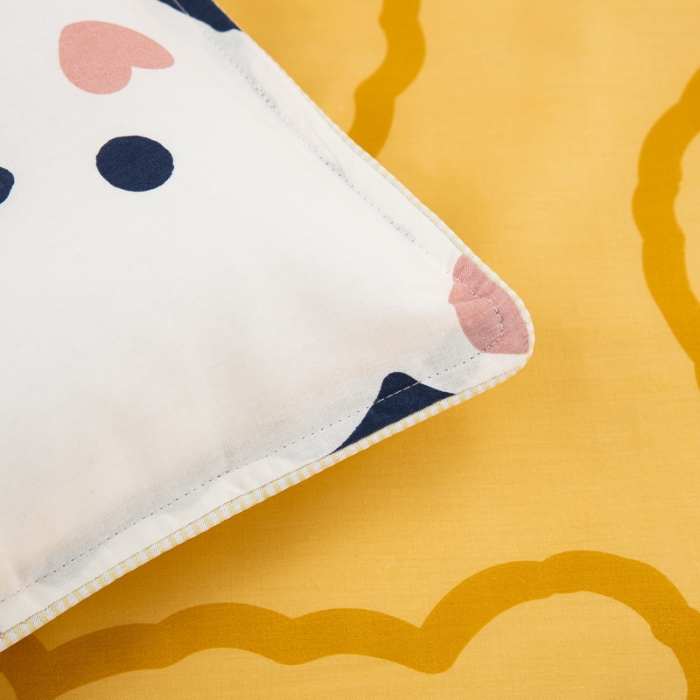 91家纺网 家纺一手货源 找家纺 乐秀 2023新款40S全棉13372幼儿园三件套六件套 贵族小熊