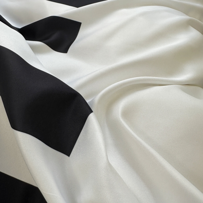 91家纺网 家纺一手货源 找家纺 摩卡 2024春夏新品进口水洗真丝现代简约系列四件套 周末-白