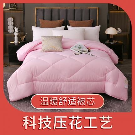 91家纺网 家纺一手货源 找家纺 （总）元元被芯 2023新款温暖磨毛舒适被芯（3D科技压花）