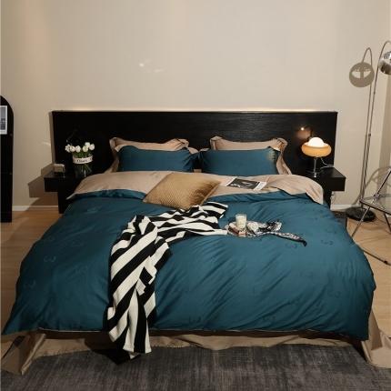 91家纺网 家纺一手货源 找家纺 （总）新款100S轻奢提花系列四件套