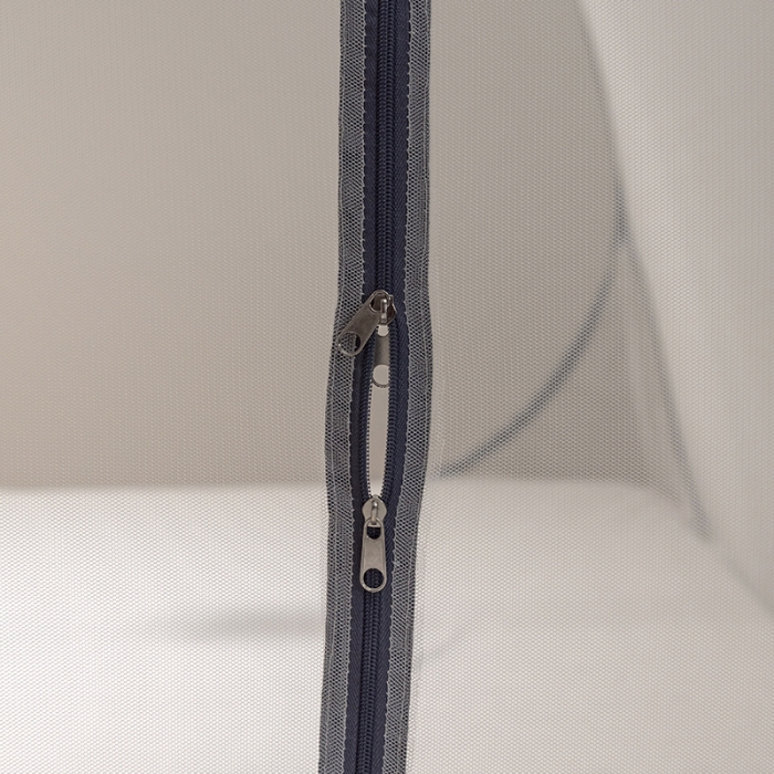 91家纺网 家纺一手货源 找家纺 佳梦家纺 2023新款学生上下铺免安装蒙古包蚊帐 小顶云顶-灰