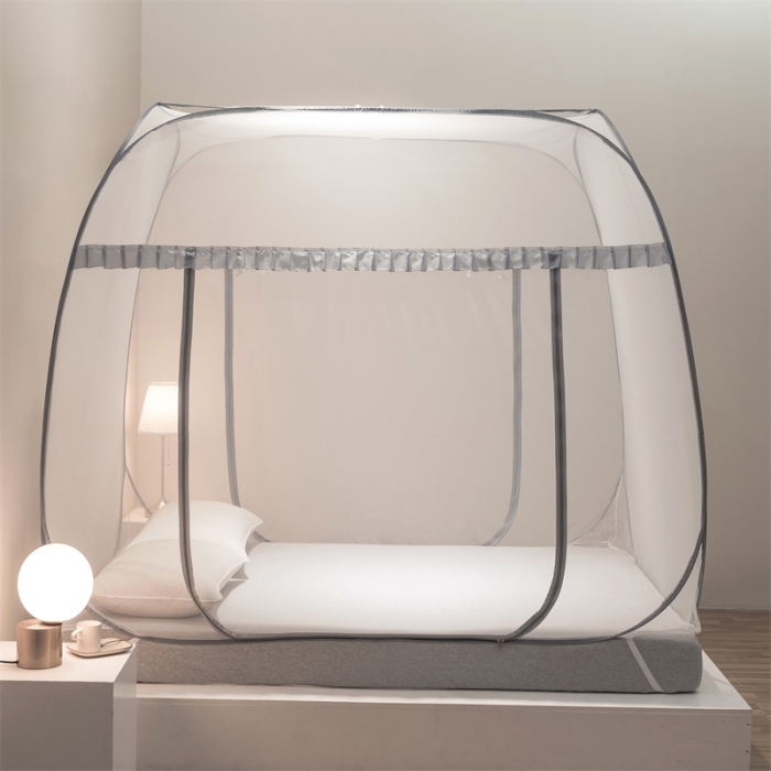 91家纺网 家纺一手货源 找家纺 （总）佳梦家纺 2023新款跑量款免安装蒙古包蚊帐