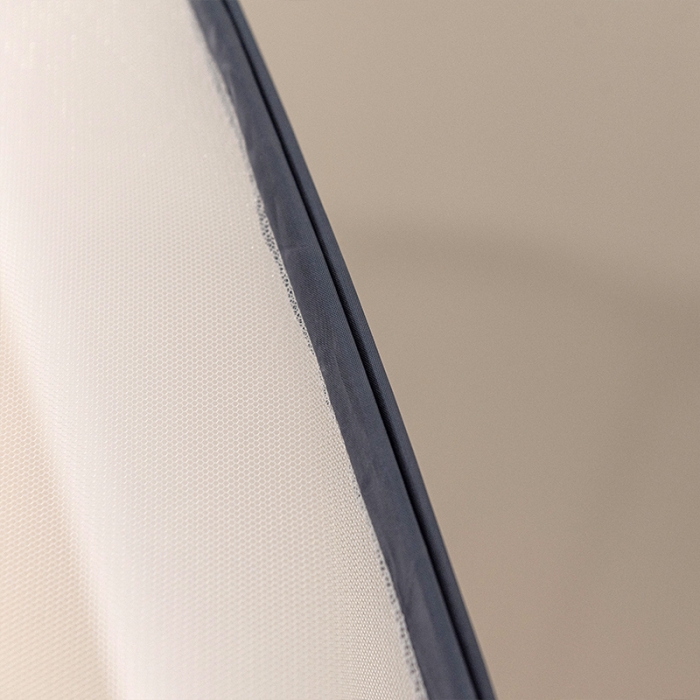 91家纺网 家纺一手货源 找家纺 佳梦家纺 2023新款跑量款免安装蒙古包蚊帐 小顶云顶灰色