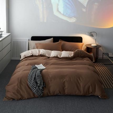 （总）荣轩 2023新款A类双层纱全棉四件套简约款-风格二