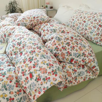 91家纺网 家纺一手货源 找家纺 （总）红馆 2022新款12868全棉系列印花四件套