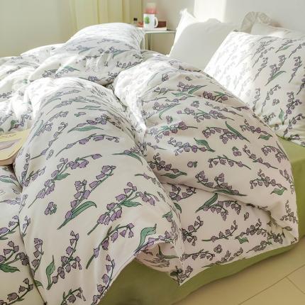 91家纺网 家纺一手货源 找家纺 （总）红馆 2022新款12868全棉系列印花四件套