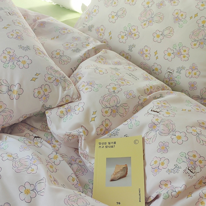 91家纺网 家纺一手货源 找家纺 红馆 2022新款12868全棉系列印花四件套 星觅