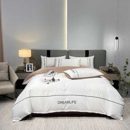 91家纺网 家纺一手货源 找家纺 （总）利欧 2025新款梦幻水洗真丝A类四件套