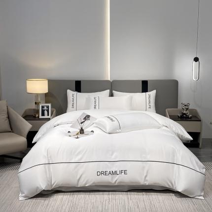 91家纺网 家纺一手货源 找家纺 （总）利欧 2025新款梦幻水洗真丝A类四件套