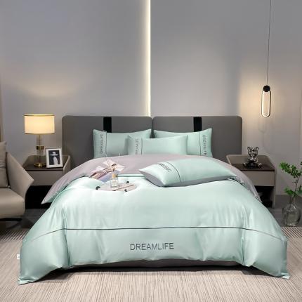 91家纺网 家纺一手货源 找家纺 （总）利欧 2025新款梦幻水洗真丝A类四件套