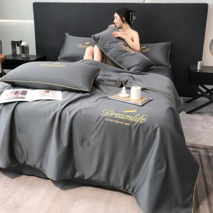 91家纺网 家纺一手货源 找家纺 （总）利欧 2025新款直播梦羽夏被四件套夏被床单床笠款都有