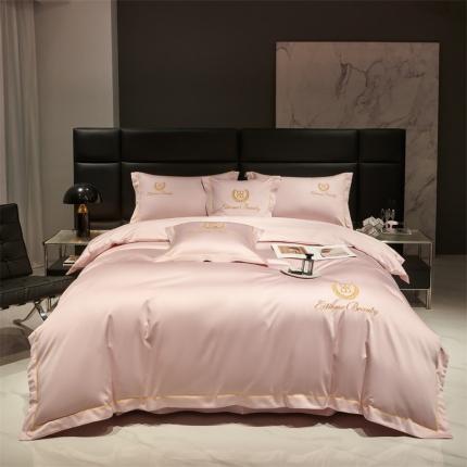 91家纺网 家纺一手货源 找家纺 （总）八十八家纺 2023新款长绒棉绣花四件套-博吉系列