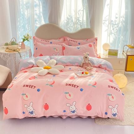 91家纺网 家纺一手货源 找家纺 （总）八十八家纺 2025新款全棉12868床裙款四件套