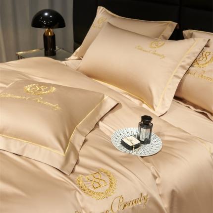 91家纺网 家纺一手货源 找家纺 （总）八十八家纺 2023新款长绒棉绣花博吉系列枕套