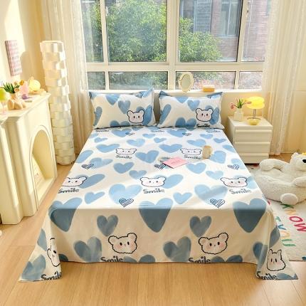 91家纺网 家纺一手货源 找家纺 （总）铭成家纺 2024新款全棉小清新系列单床单