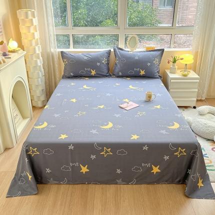 91家纺网 家纺一手货源 找家纺 （总）铭成家纺 2024新款全棉小清新系列单床单