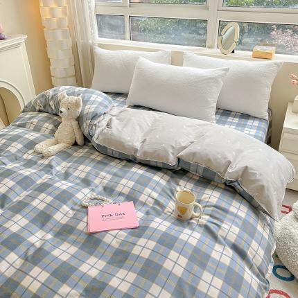 91家纺网 家纺一手货源 找家纺 （总）铭成家纺 2024新款全棉小清新系列单被套（预留缩水）