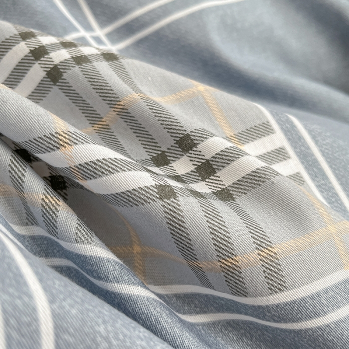 91家纺网 家纺一手货源 找家纺 铭成家纺 2024新款全棉小清新系列单被套（预留缩水） 曼城时光