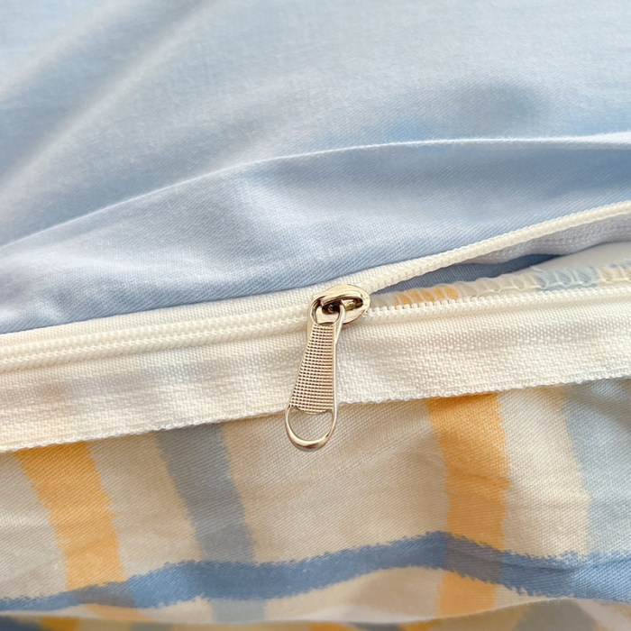 91家纺网 家纺一手货源 找家纺 铭成家纺 2024新款全棉小清新系列单被套（预留缩水） 玉桂兔