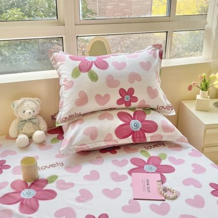 91家纺网 家纺一手货源 找家纺 （总）铭成家纺 2024新款全棉小清新系列单品枕套