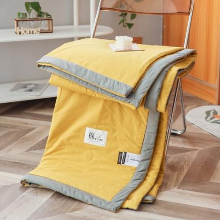 91家纺网 家纺一手货源 找家纺 (总) 鸣升 新款全棉纯色水洗棉棉花夏凉被夏被空调被