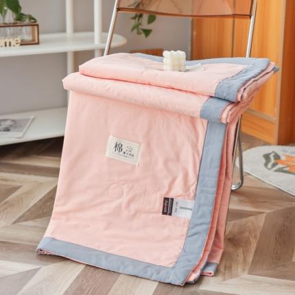 91家纺网 家纺一手货源 找家纺 (总) 鸣升 新款全棉纯色水洗棉棉花夏凉被夏被空调被