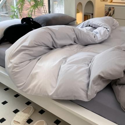 91家纺网 家纺一手货源 找家纺 （总）阿曼达 2023新款ins风渐变臻m水洗磨毛四件套