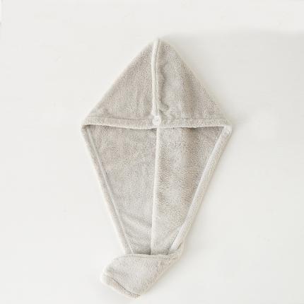 91家纺网 家纺一手货源 找家纺 安力森/诚臻酒店用品 2023新款玛卡龙色系速干发帽 浅灰