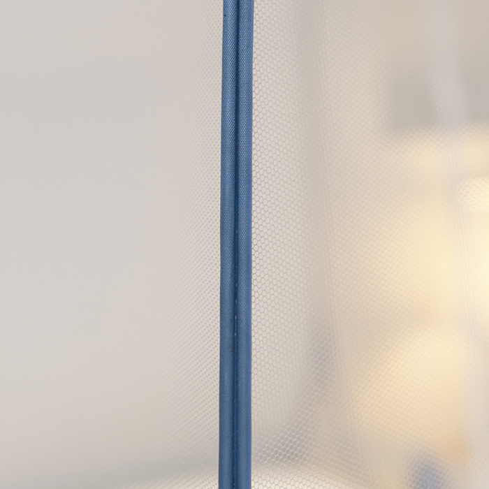 91家纺网 家纺一手货源 找家纺 青竹苑 2023新款大方顶魔术蚊帐加大双开门免安装稳固全包围全底蚊帐 初恋蓝