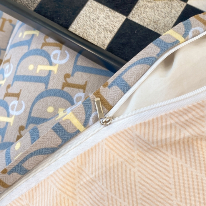 91家纺网 家纺一手货源 找家纺 棉生活 2022新款全棉铂金棉小资系列四件套 迪尼灰