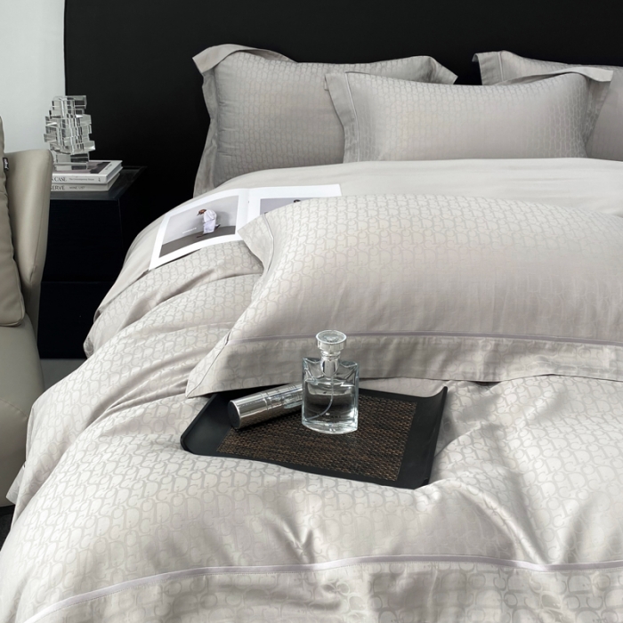 91家纺网 家纺一手货源 找家纺 奥汀洛2024直播轻奢高端工艺款100支天丝棉提花四件套