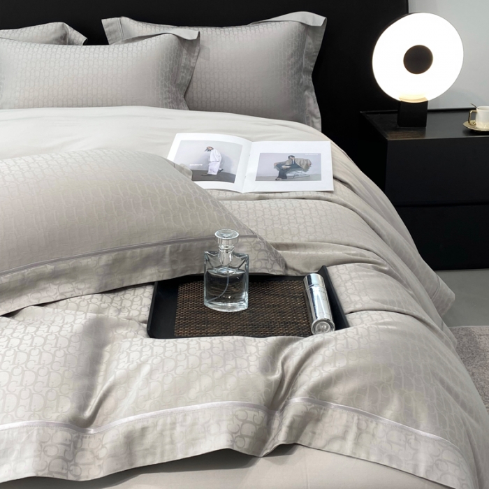 91家纺网 家纺一手货源 找家纺 奥汀洛2024直播轻奢高端工艺款100支天丝棉提花四件套