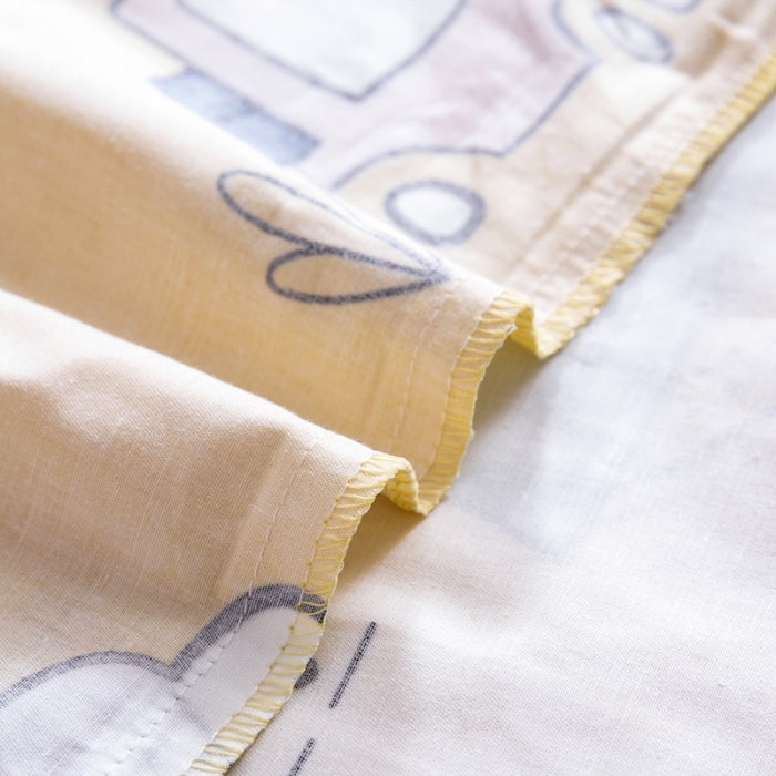 91家纺网 家纺一手货源 找家纺 鱼宝 2022新款全棉幼儿园婴童套件多件套工程小分队