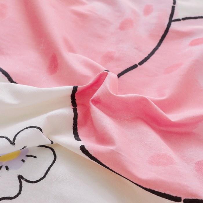 91家纺网 家纺一手货源 找家纺 鱼宝 2022新款全棉幼儿园婴童套件多件套花园小兔新