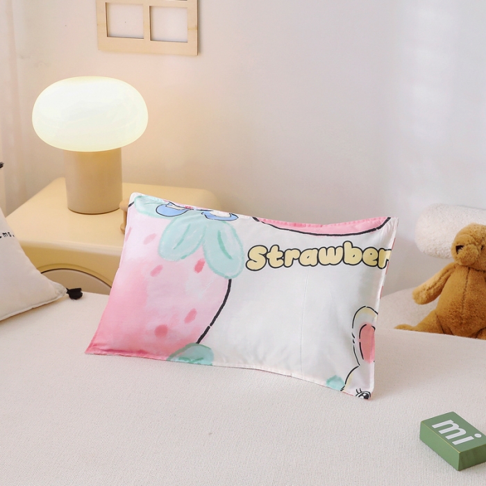 91家纺网 家纺一手货源 找家纺 鱼宝 2022新款全棉幼儿园婴童套件多件套花园小兔新