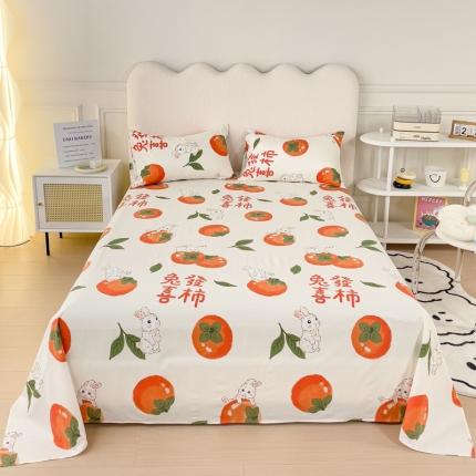 91家纺网 家纺一手货源 找家纺 （总）金丝鸟 2023新款全棉纯棉印花系列单品床单