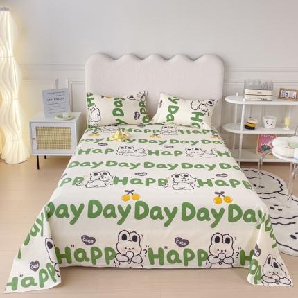 91家纺网 家纺一手货源 找家纺 （总）金丝鸟 2023新款全棉纯棉印花系列单品床单