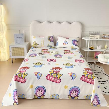 91家纺网 家纺一手货源 找家纺 （总）金丝鸟 2023新款全棉纯棉印花系列单品床单