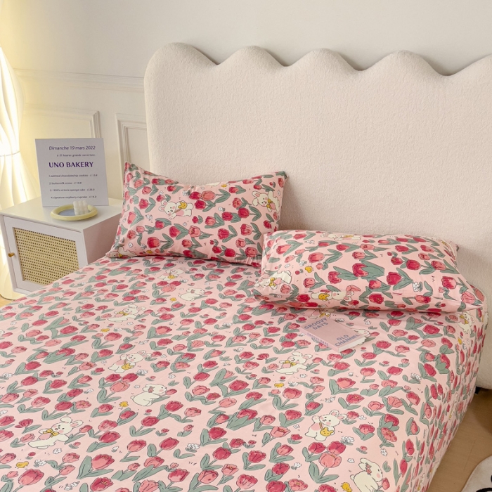 91家纺网 家纺一手货源 找家纺 （总）金丝鸟 2023新款全棉纯棉印花系列单品床单