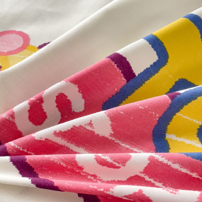 91家纺网 家纺一手货源 找家纺 金丝鸟 2023新款全棉纯棉印花系列单品床单 总动员