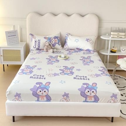 金丝鸟 2023新款全棉纯棉印花系列单品床笠 星黛兔