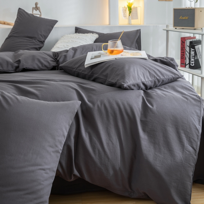 91家纺网 家纺一手货源 找家纺 （总）柠萌家居 2023新款全棉双拼水洗棉单品单被套