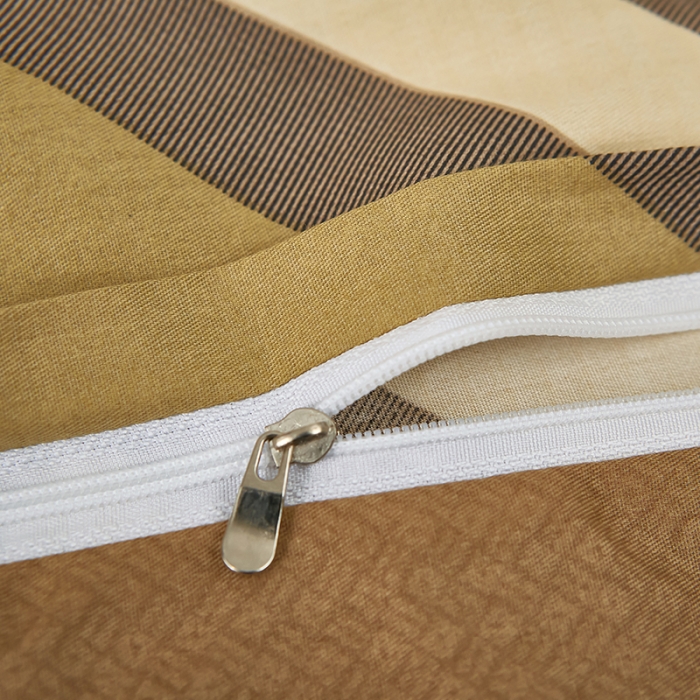 91家纺网 家纺一手货源 找家纺 雲归梦2023新款13372全棉活性大版印花简约居家四件套 杰菲咖