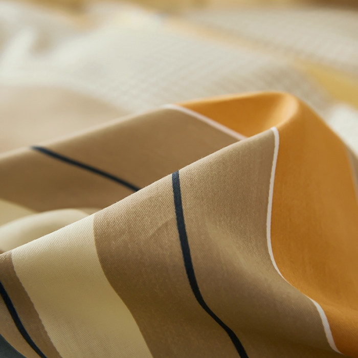 91家纺网 家纺一手货源 找家纺 雲归梦 新款13372全棉活性工艺款小版印花四件套 凯旋门咖