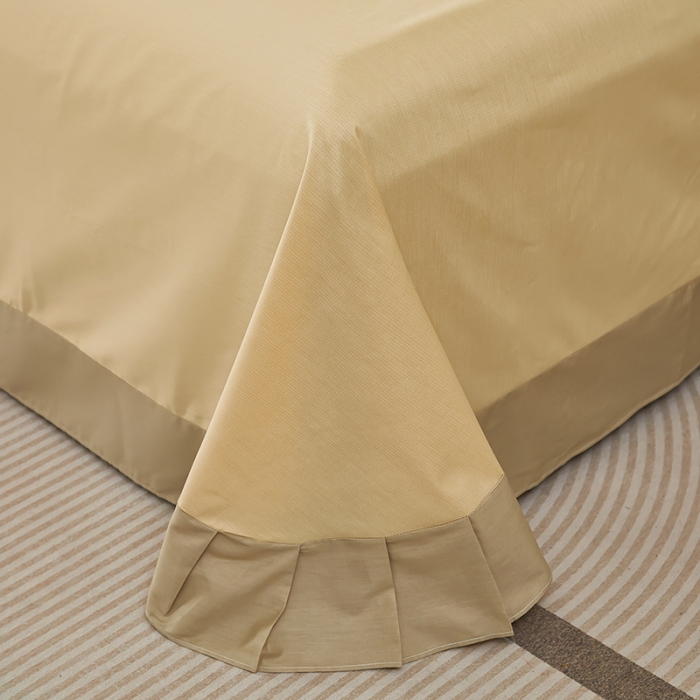 91家纺网 家纺一手货源 找家纺 雲归梦 新款13372全棉活性工艺款小版印花四件套 凯旋门咖