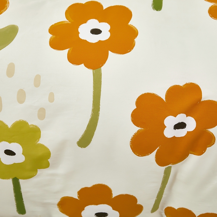 91家纺网 家纺一手货源 找家纺 雲归梦 新款13372全棉活性工艺款小版印花四件套 拉斐尔桔