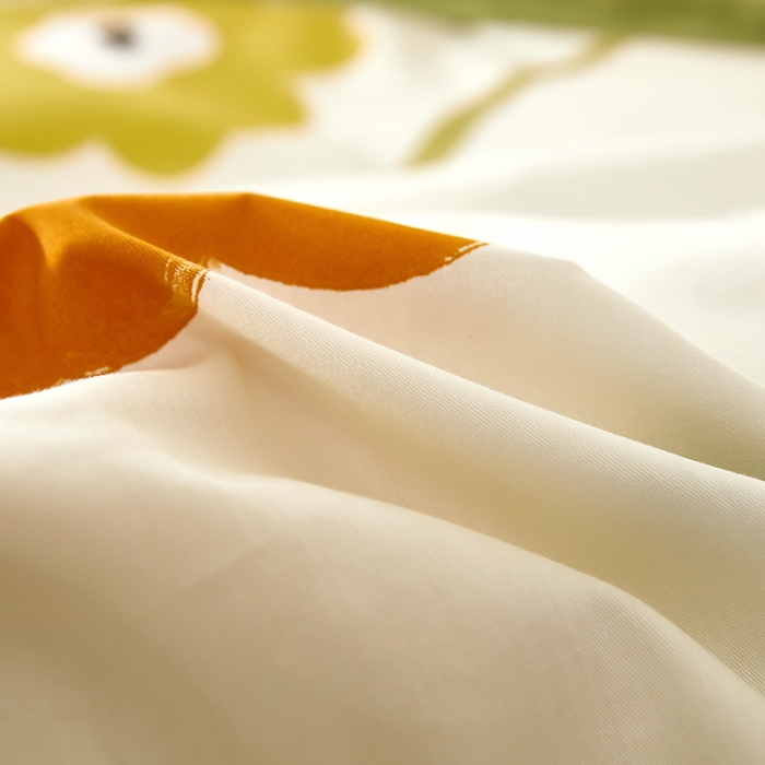 91家纺网 家纺一手货源 找家纺 雲归梦 新款13372全棉活性工艺款小版印花四件套 拉斐尔桔