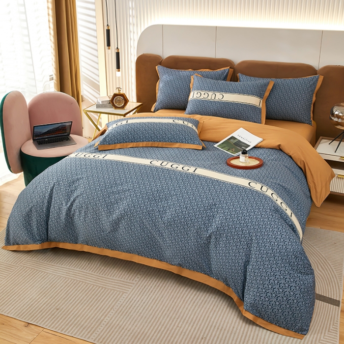 91家纺网 家纺一手货源 找家纺 雲归梦 新款13372全棉活性工艺款小版印花四件套 劳伦兰