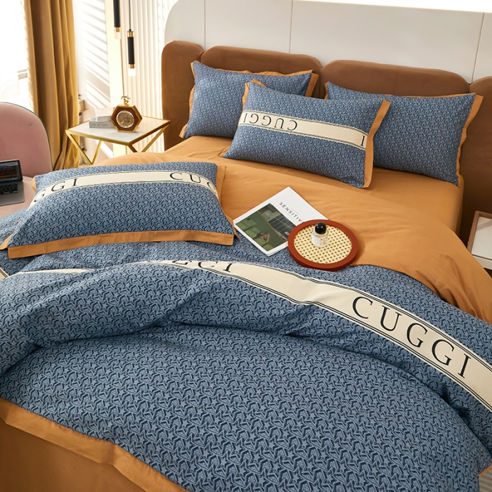 91家纺网 家纺一手货源 找家纺 雲归梦 新款13372全棉活性工艺款小版印花四件套 劳伦兰